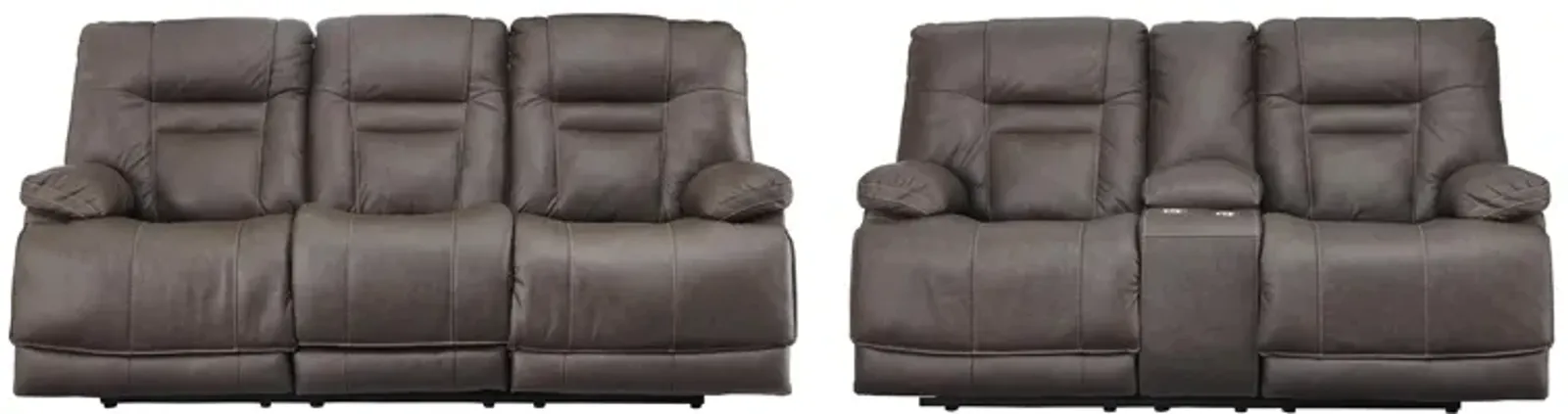 Wurstrow Power Reclining Sofa and Loveseat