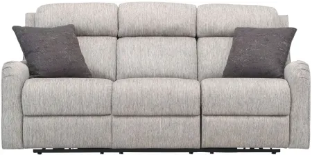 Waverly Power Sofa w/Power Headrest in Gray by Bellanest