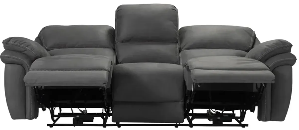 Skye Microfiber Power Reclining Sofa