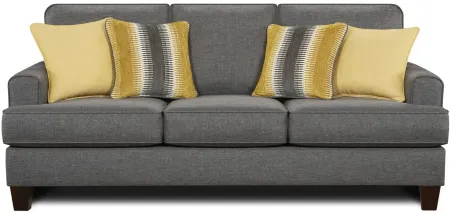 Willoughby Sofa in Maxwell Gray by Fusion Furniture
