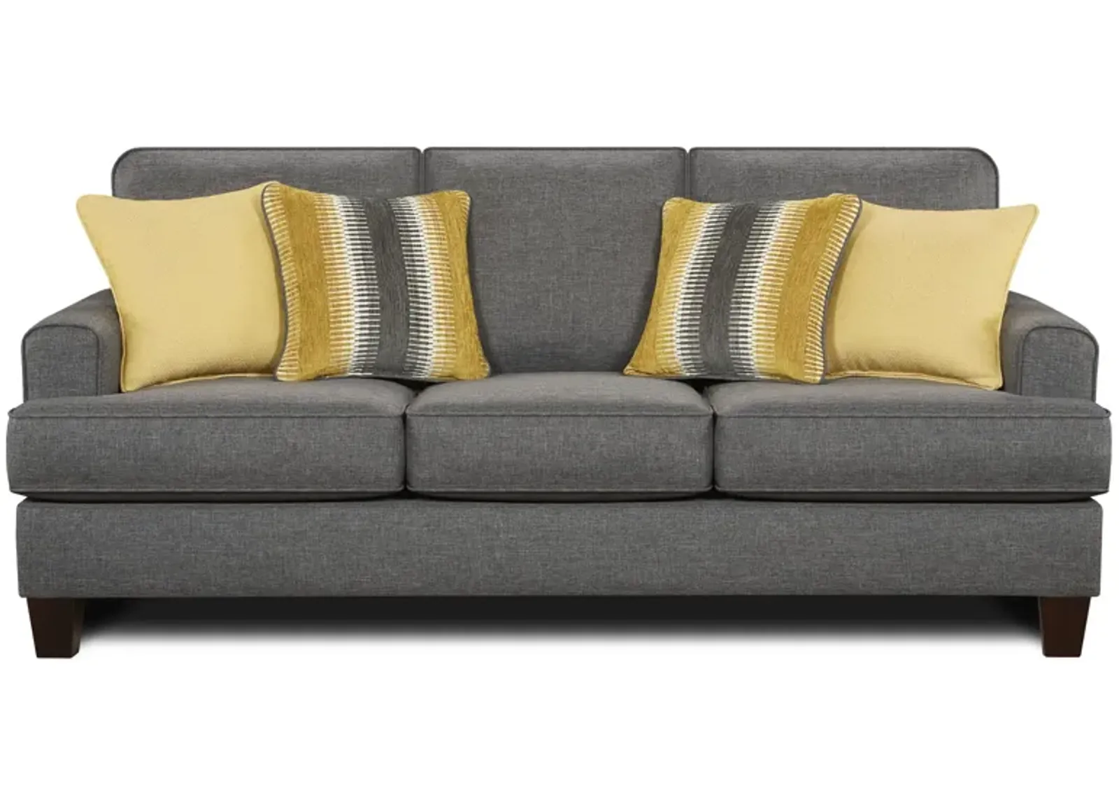 Willoughby Sofa in Maxwell Gray by Fusion Furniture