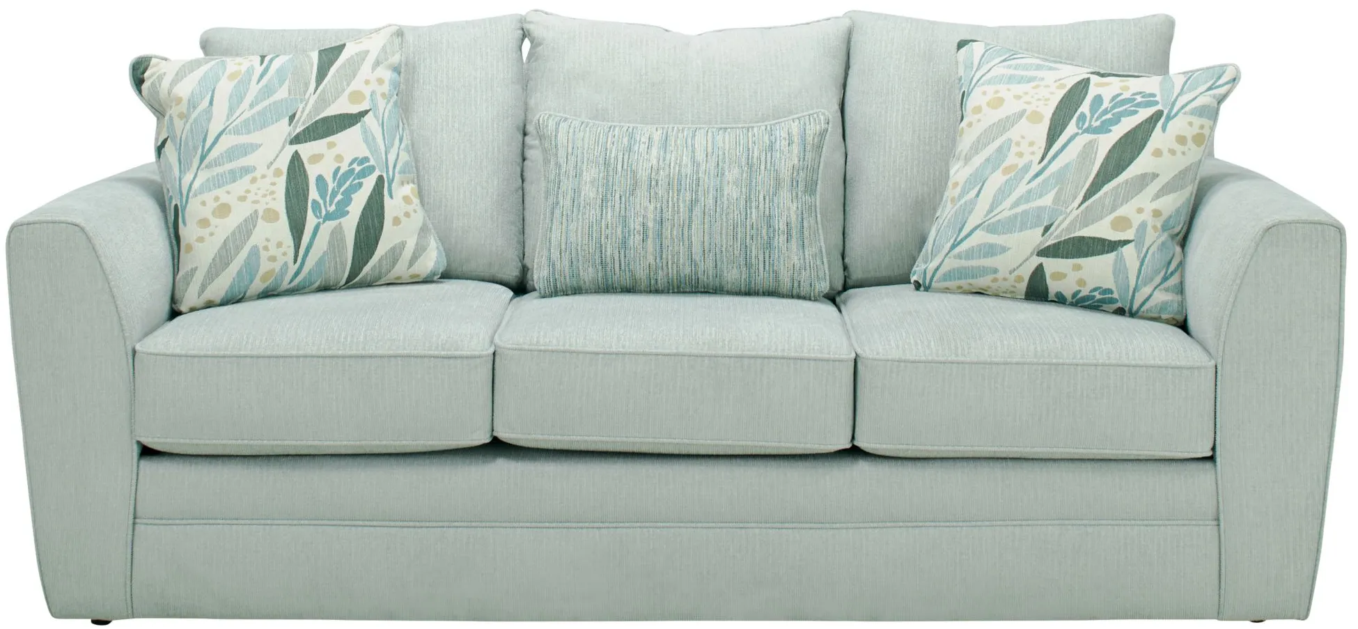 Meadow Sofa in First Times Seafoam by Fusion Furniture