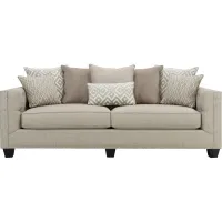 Carrington Sofa in Linen by H.M. Richards