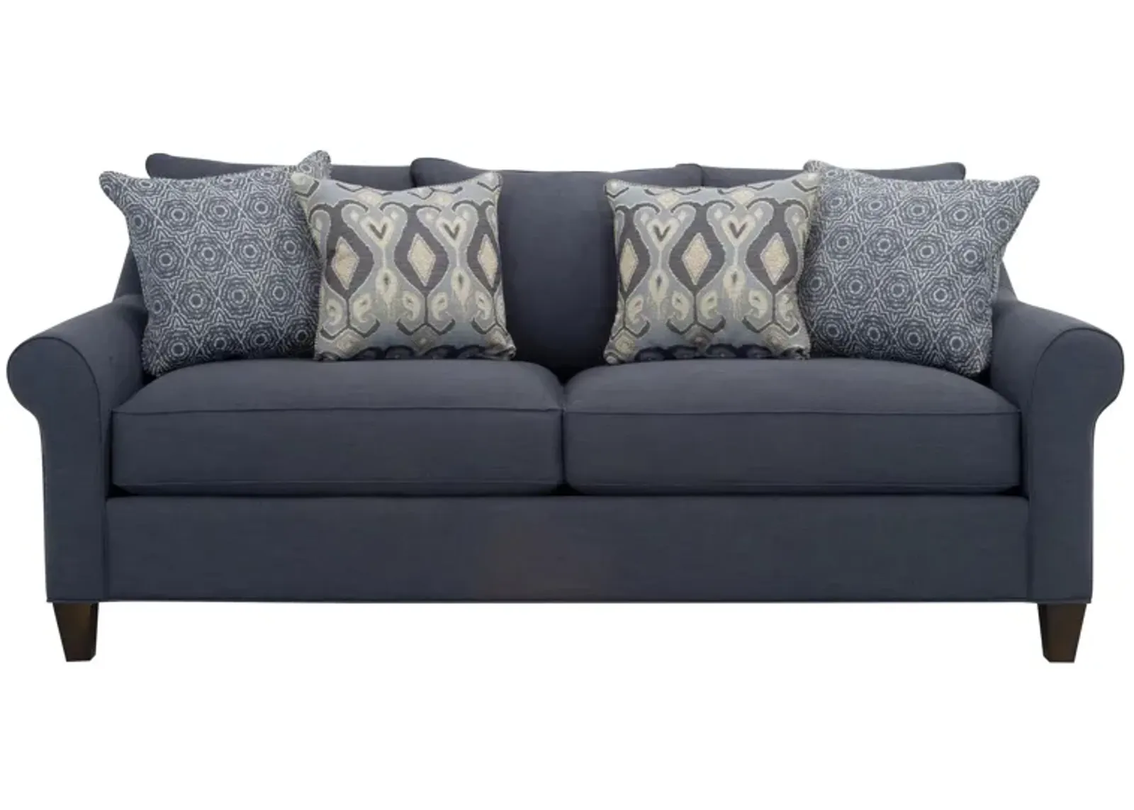 Gemma Sofa in Effie Indigo by H.M. Richards