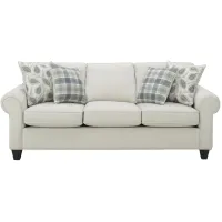 Saige Chenille Sofa in Beige by Flair