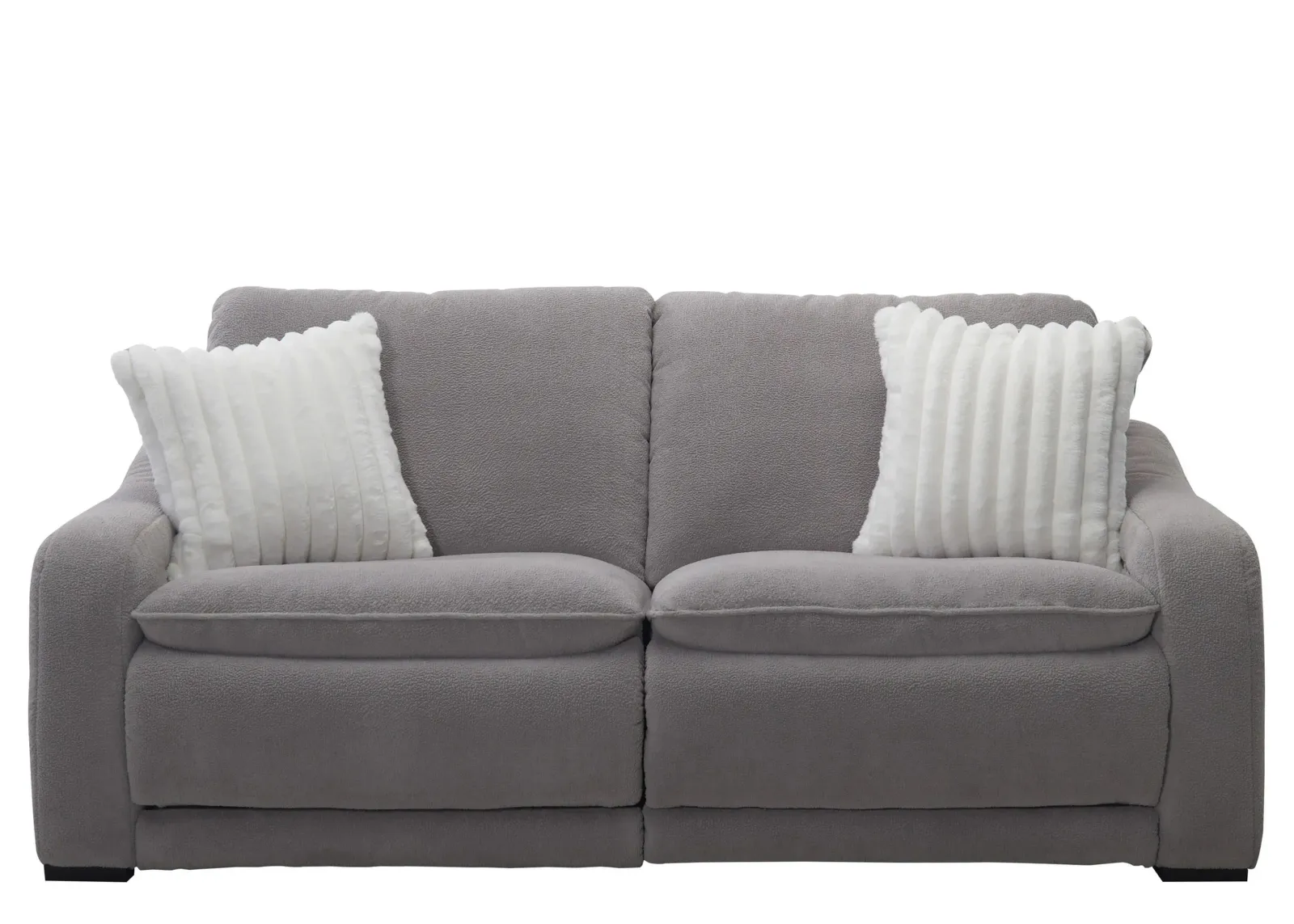 Celine Power Sofa w/ Power Headrest in Bliss Gray by Bellanest