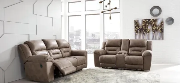 Stoneland Reclining Sofa and Loveseat
