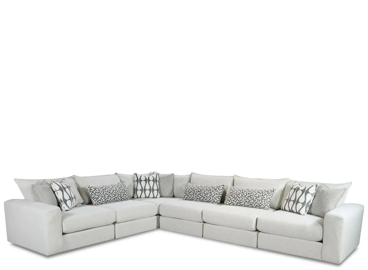 Durango 6-pc. Sectional in Natural by Fusion Furniture