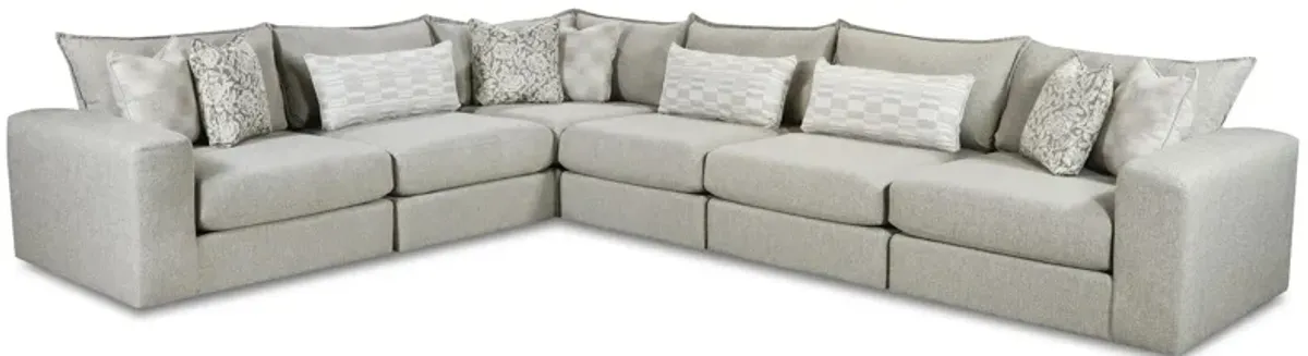 Durango 6-pc. Sectional in Rafia by Fusion Furniture