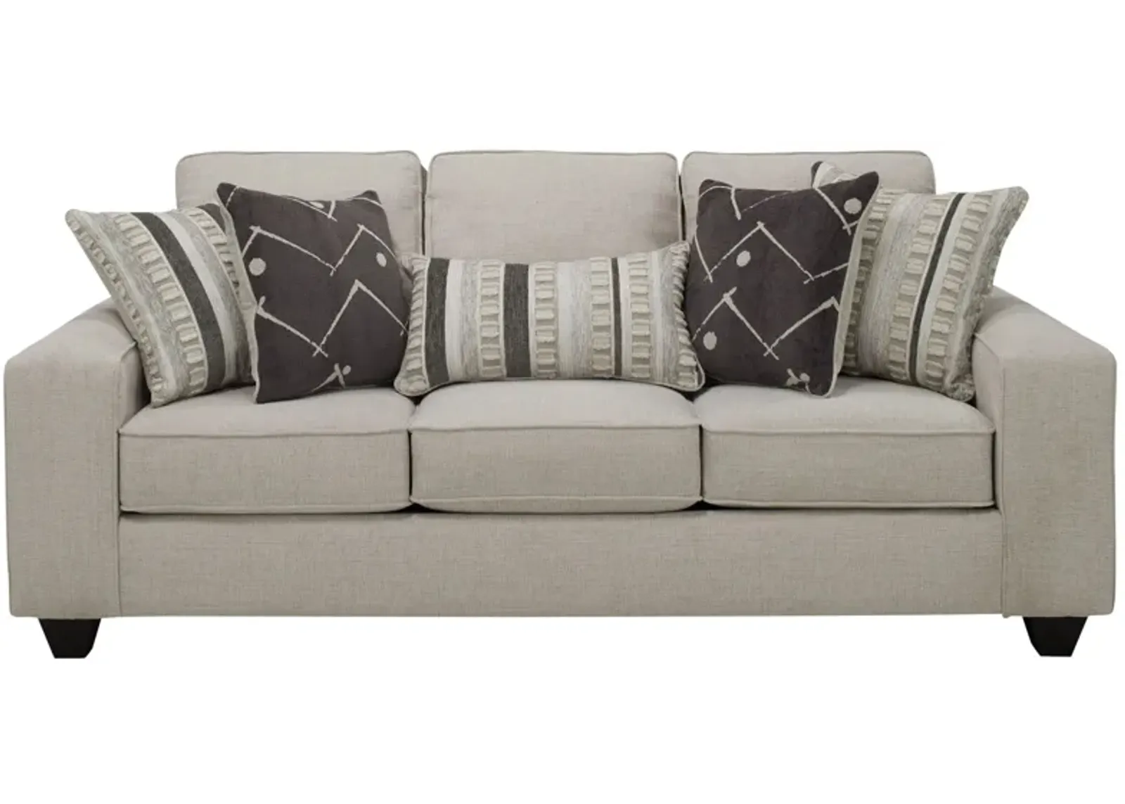 Alston Chenille Sofa in Beige by Albany Furniture