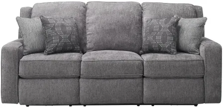 Reese Power Sofa w/ Power Headrest in Gray by Southern Motion