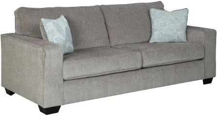Adelson Chenille Sofa in Alloy by Ashley Furniture