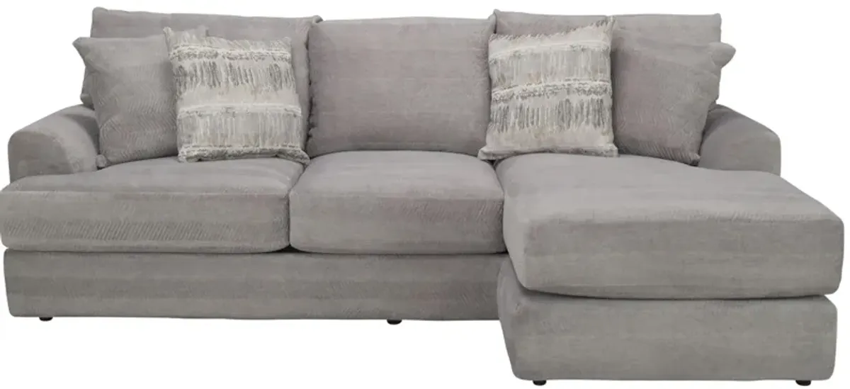 Joel Reversible Sofa Chaise in Tidal Gray by Bellanest