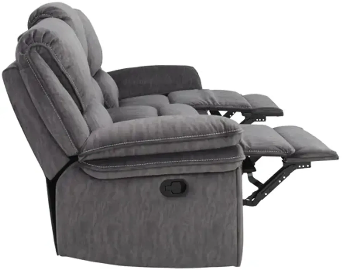 Portman Microfiber Reclining Sofa