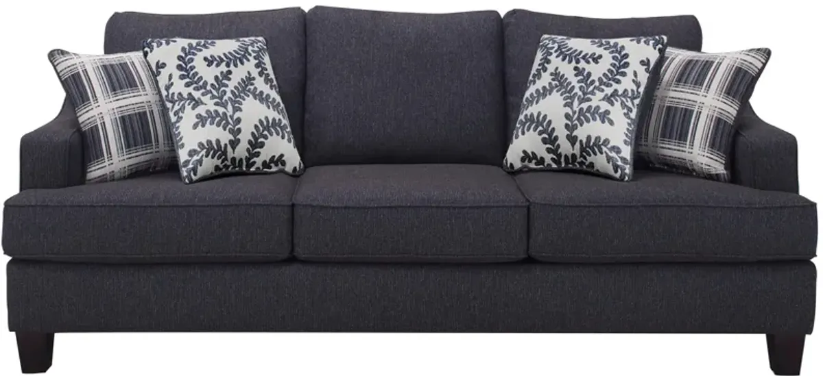 Bailey Sofa in Blue by Fusion Furniture