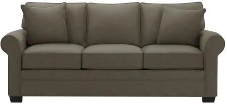 Glendora Sofa in Suede So Soft Graystone by H.M. Richards
