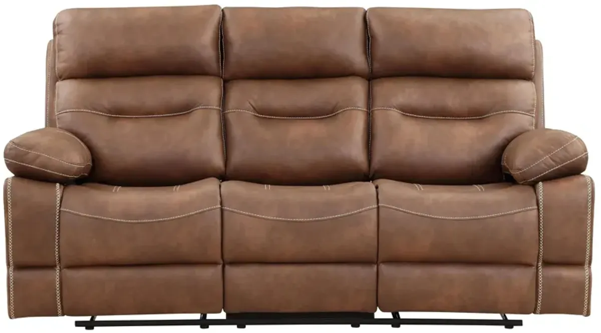 Rudger Reclining Sofa in Brown by Steve Silver Co.