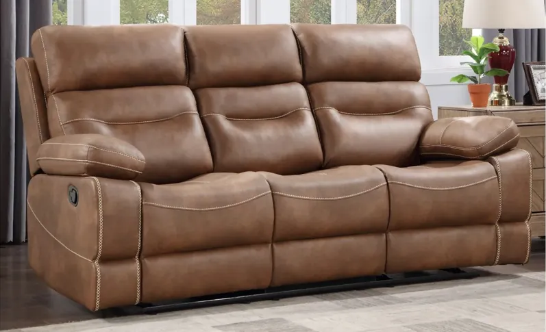 Rudger Reclining Sofa in Brown by Steve Silver Co.