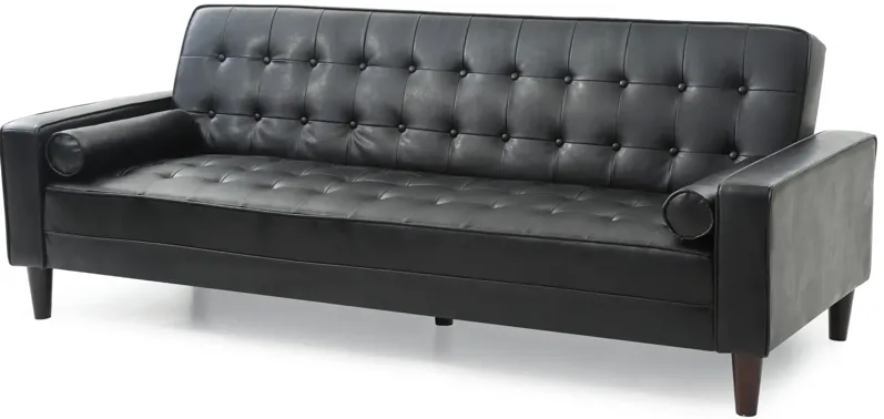 Andrews Klik Klak Sofa in Black by Glory Furniture