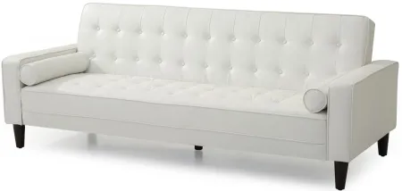 Andrews Klik Klak Sofa in White by Glory Furniture