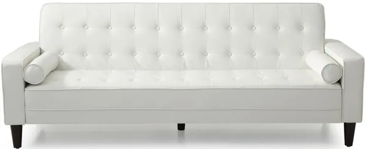 Andrews Klik Klak Sofa in White by Glory Furniture