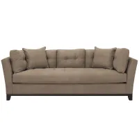 Cityscape Sofa in Suede So Soft Mineral by H.M. Richards