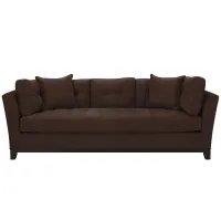 Cityscape Sofa in Suede So Soft Chocolate by H.M. Richards