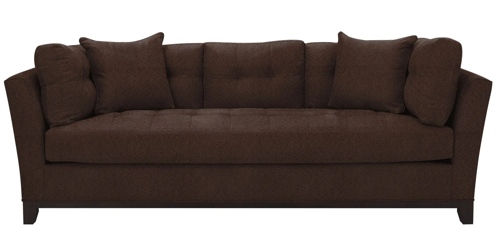 Cityscape Sofa in Suede So Soft Chocolate by H.M. Richards