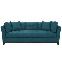 Cityscape Sofa in Suede So Soft Lagoon by H.M. Richards