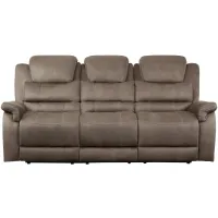 Prose Reclining Console Sofa in Brown by Homelegance