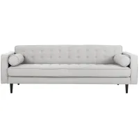 Donnie Sofa in Light Gray by Sunpan
