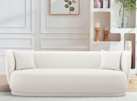 Siri Sofa in Cream by Manhattan Comfort