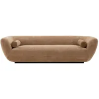 Ulka Sofa in Light Brown by Manhattan Comfort