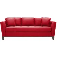 Macauley Sofa in Suede So Soft Cardinal by H.M. Richards