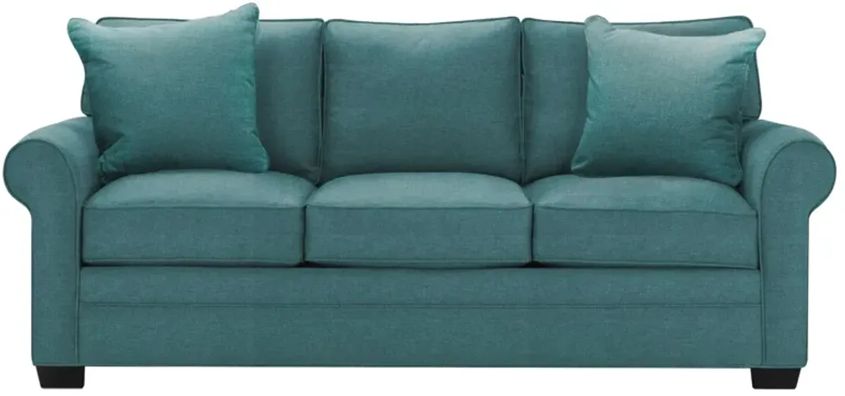 Glendora Sofa in Santa Rosa Turquoise by H.M. Richards