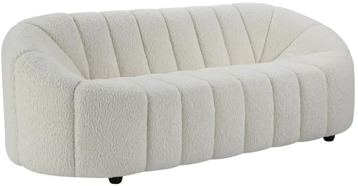 Lancelot Sofa in White by HomeRoots