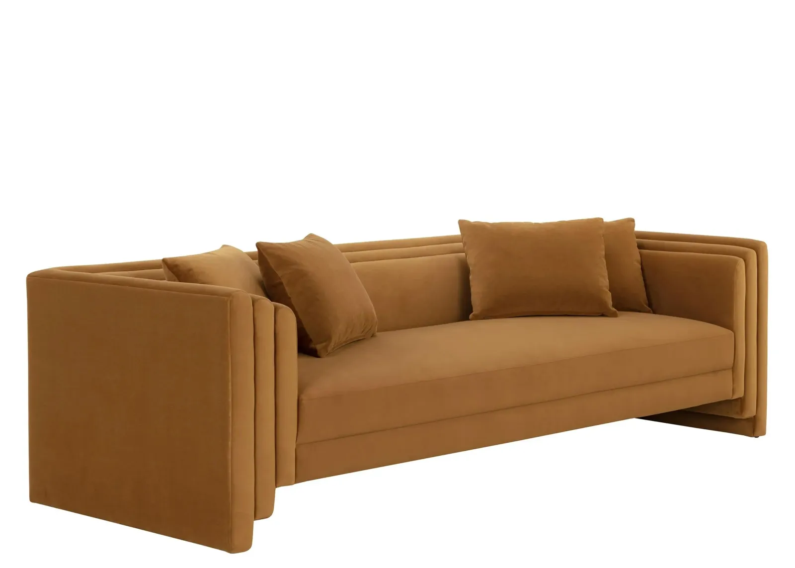 Kira Sofa in Meg Gold by Sunpan