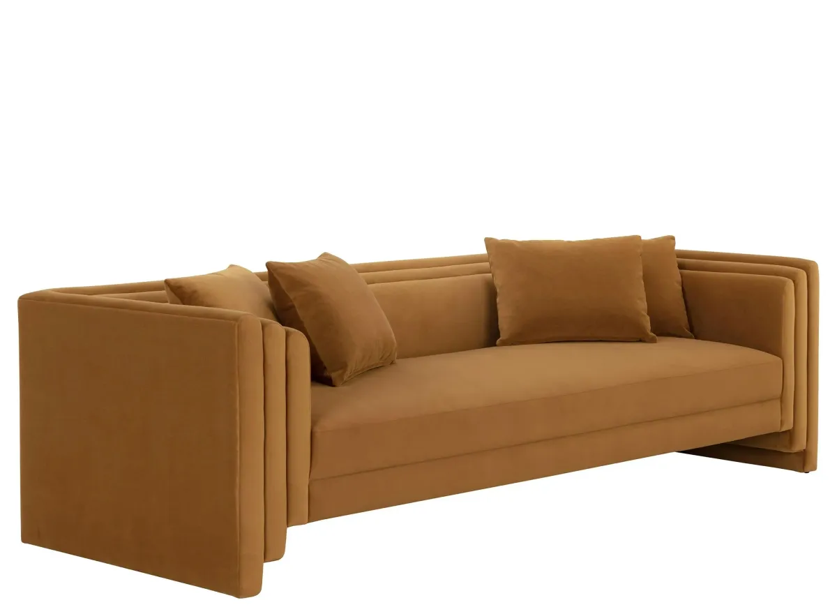 Kira Sofa in Meg Gold by Sunpan