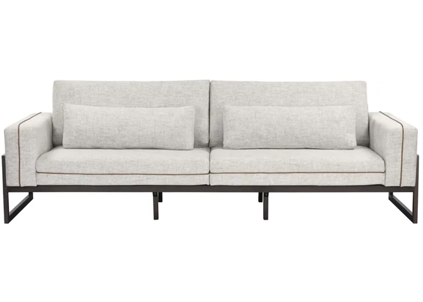 Belinda Sofa in Rhapsody Greige by Sunpan