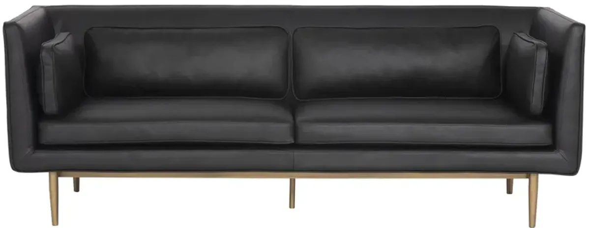 Batavia Sofa in Vintage Black by Sunpan