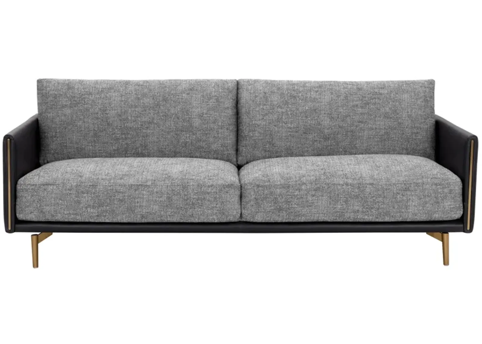 Ashi Sofa in Coal Black by Sunpan