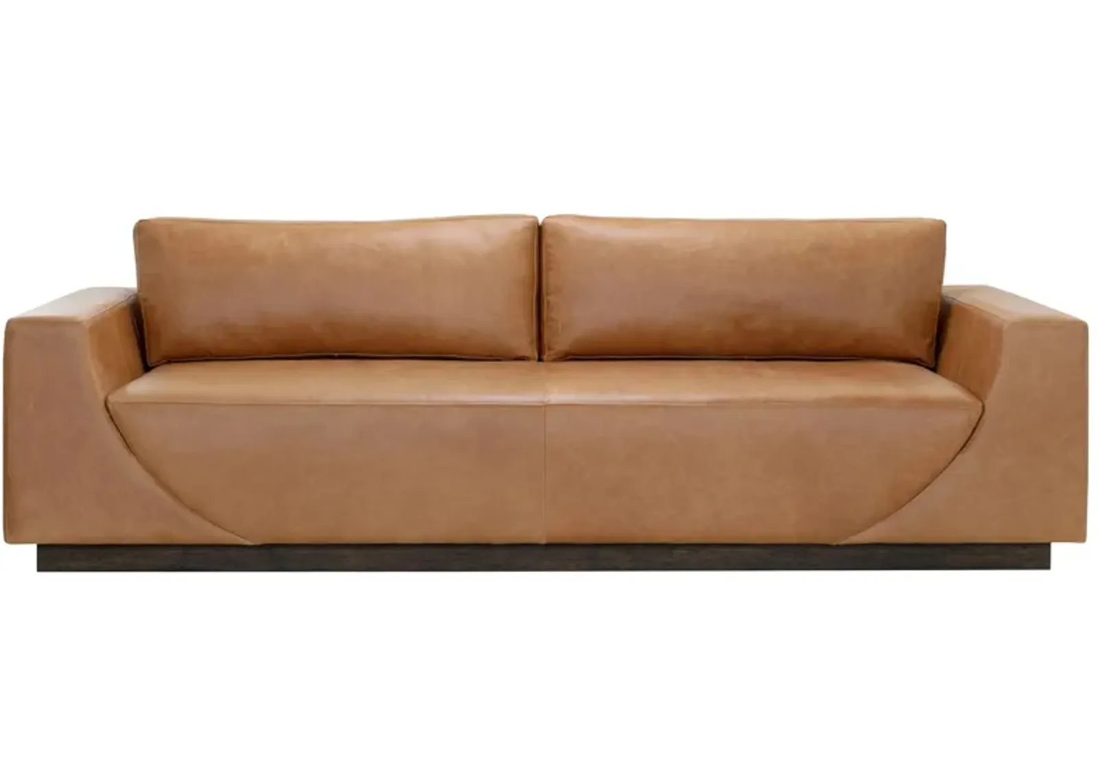 Anakin Sofa in Tuscany Cognac by Sunpan