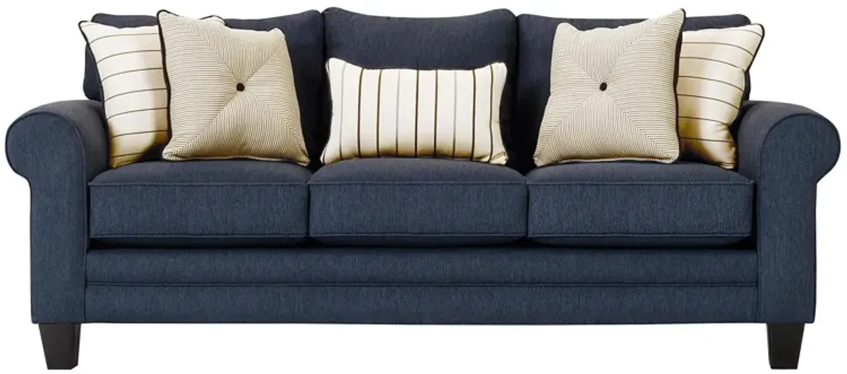 McKinley Sofa in Navy by Fusion Furniture