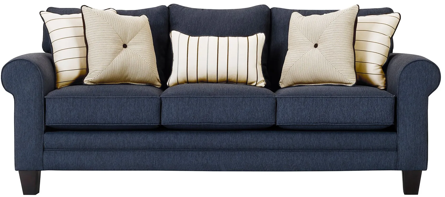 McKinley Sofa in Navy by Fusion Furniture