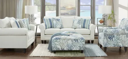 McKinley Sofa in Grande Glacier by Fusion Furniture