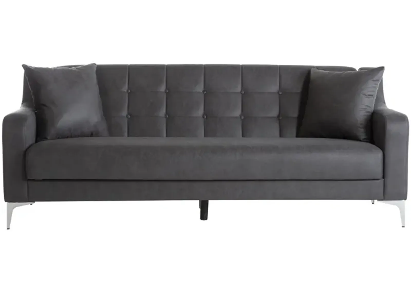 Livia Sleeper Sofa in Melson Dark Gray by HUDSON GLOBAL MARKETING USA