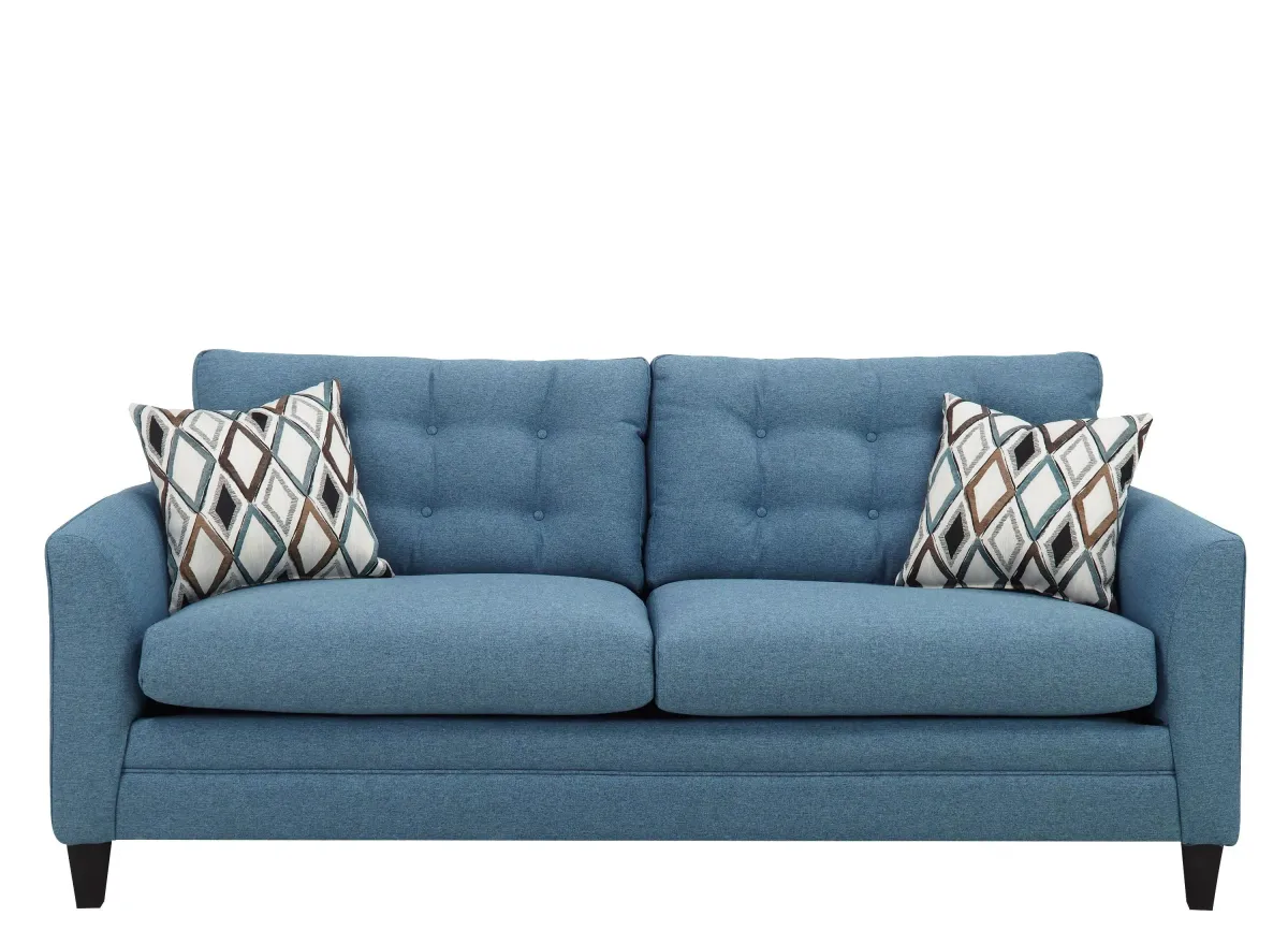 Wexler Sofa in Blue by Hughes Furniture