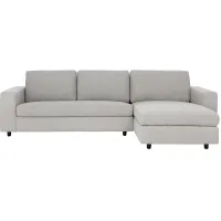 Ethan Sofa Chaise in Marble by Sunpan