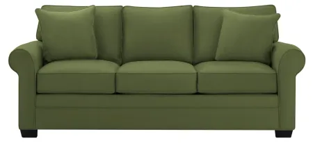 Glendora Sofa in Suede So Soft Pine by H.M. Richards