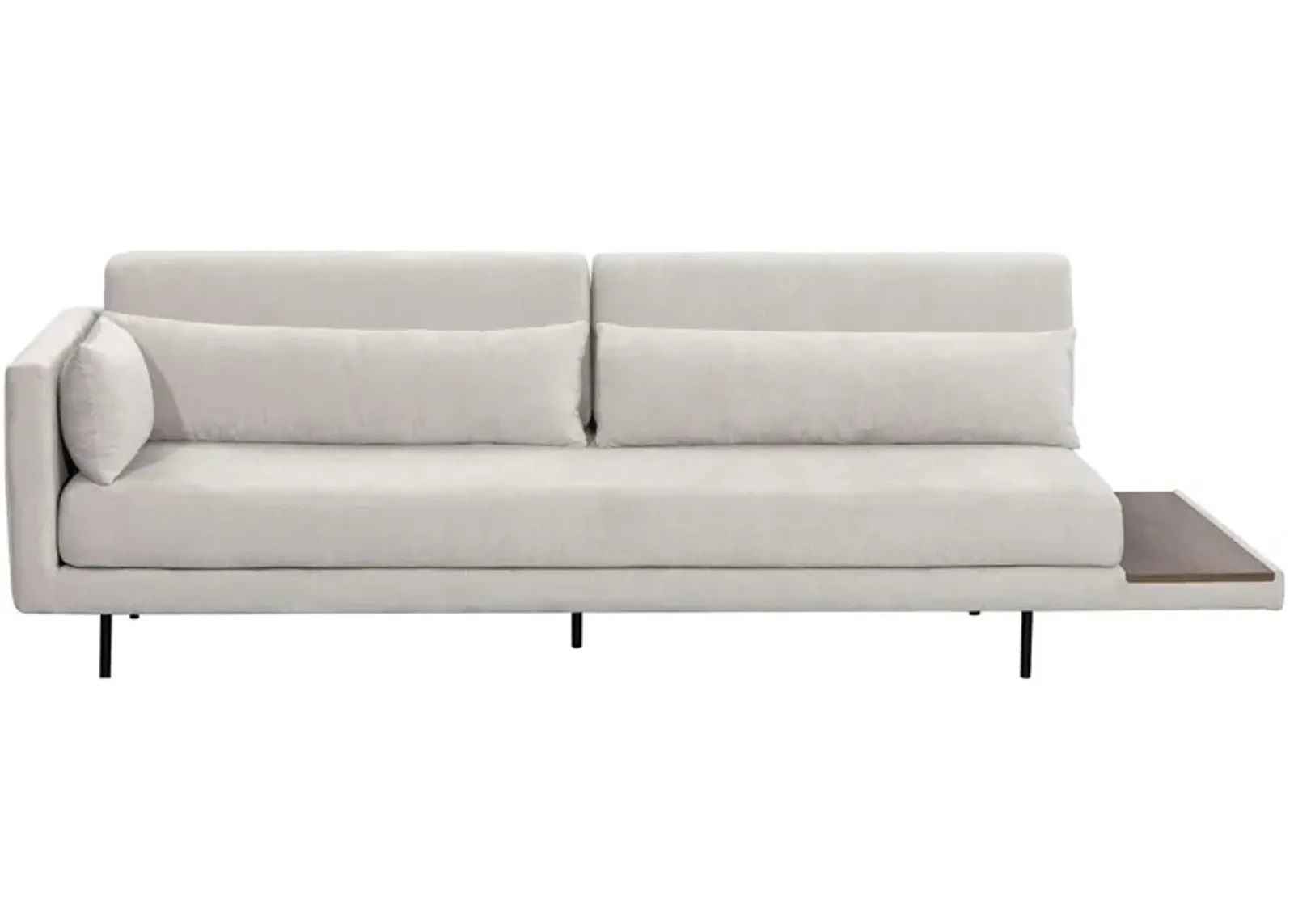 Kalani Sofa in Danny Light Gray by Sunpan